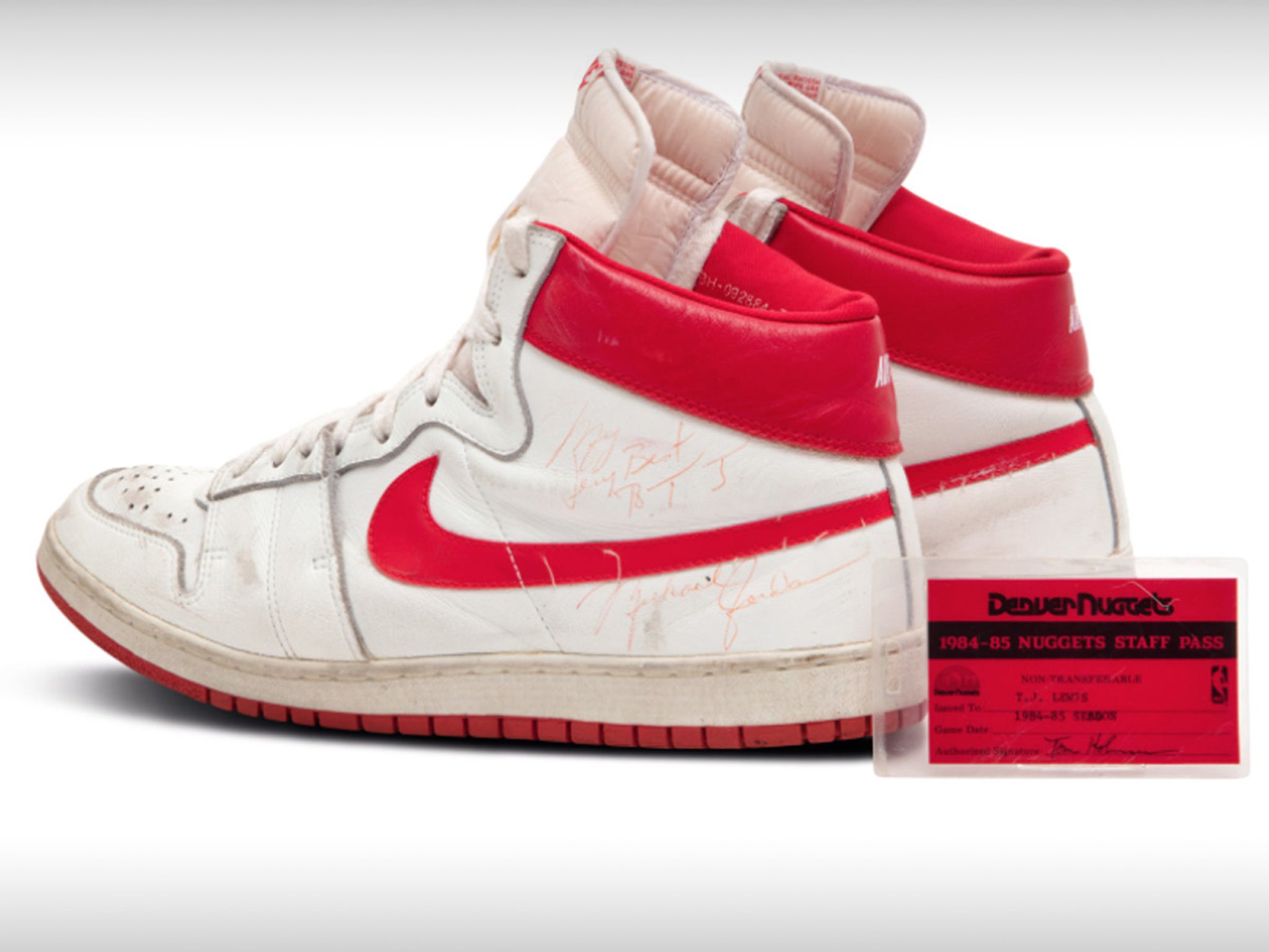 Jordan's & Signed 1984 Nikes Sell For Record $1.4 Million