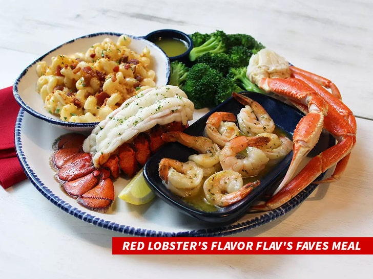 Red Lobster's Flavor Flav's Faves meal