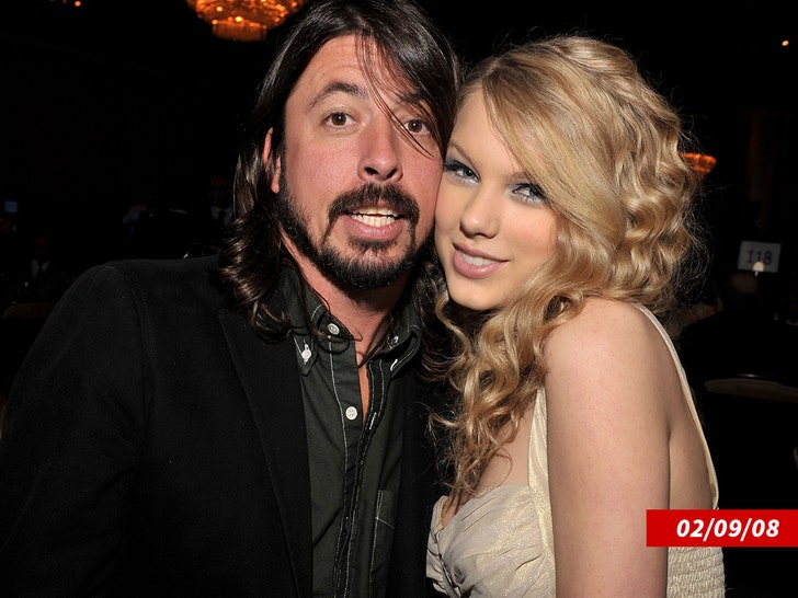 Dave Grohl and Taylor Swift