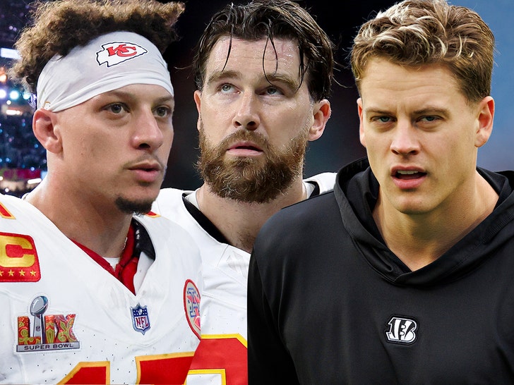 joe burrow travis kelce patrick mahomes