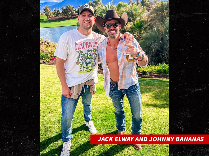 jack elway and Johnny Bananas pre stagecoach insta 1