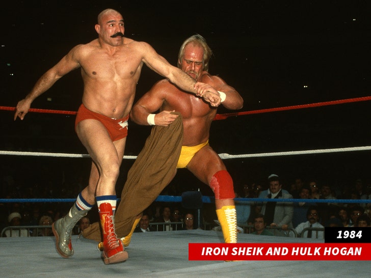 Iron Sheik AND HULK HOGAN 1984 getty 1