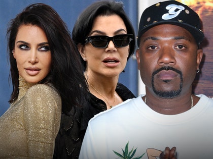 kim kardashian ray j and kris jenner getty 1