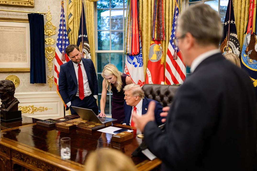 Natalie Harp and Donald Trump