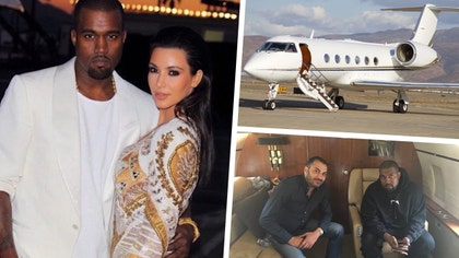 kim-kanye-plane