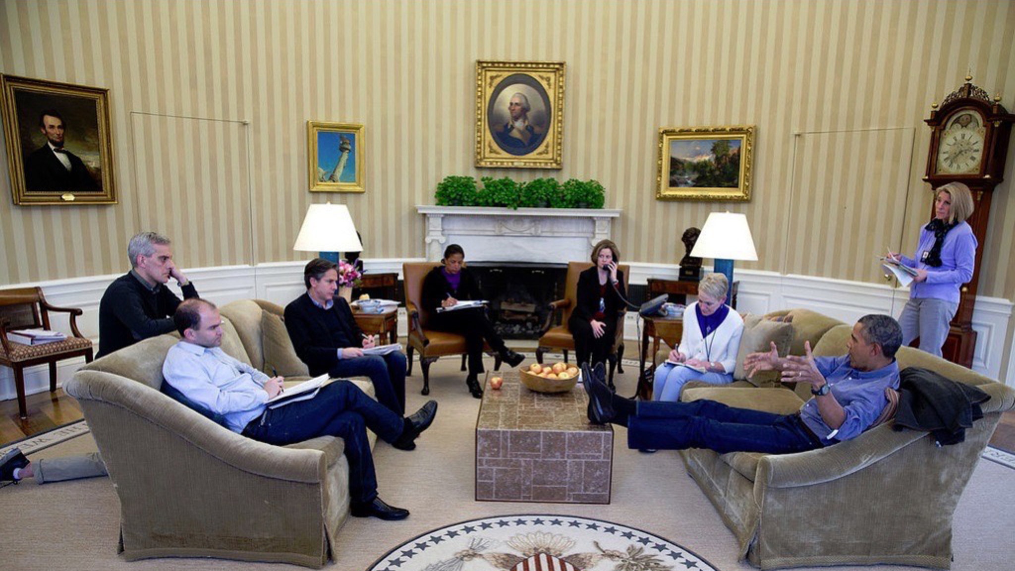 Chillin' in the Oval Office