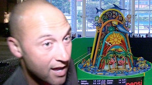 Derek Jeter Boots Sculpture Out Of Marlins Park 'Cause He Hates It