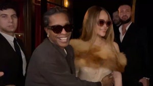 Rihanna, A$AP Rocky Trolled By Paps During Valentine's Day Dinner in Paris