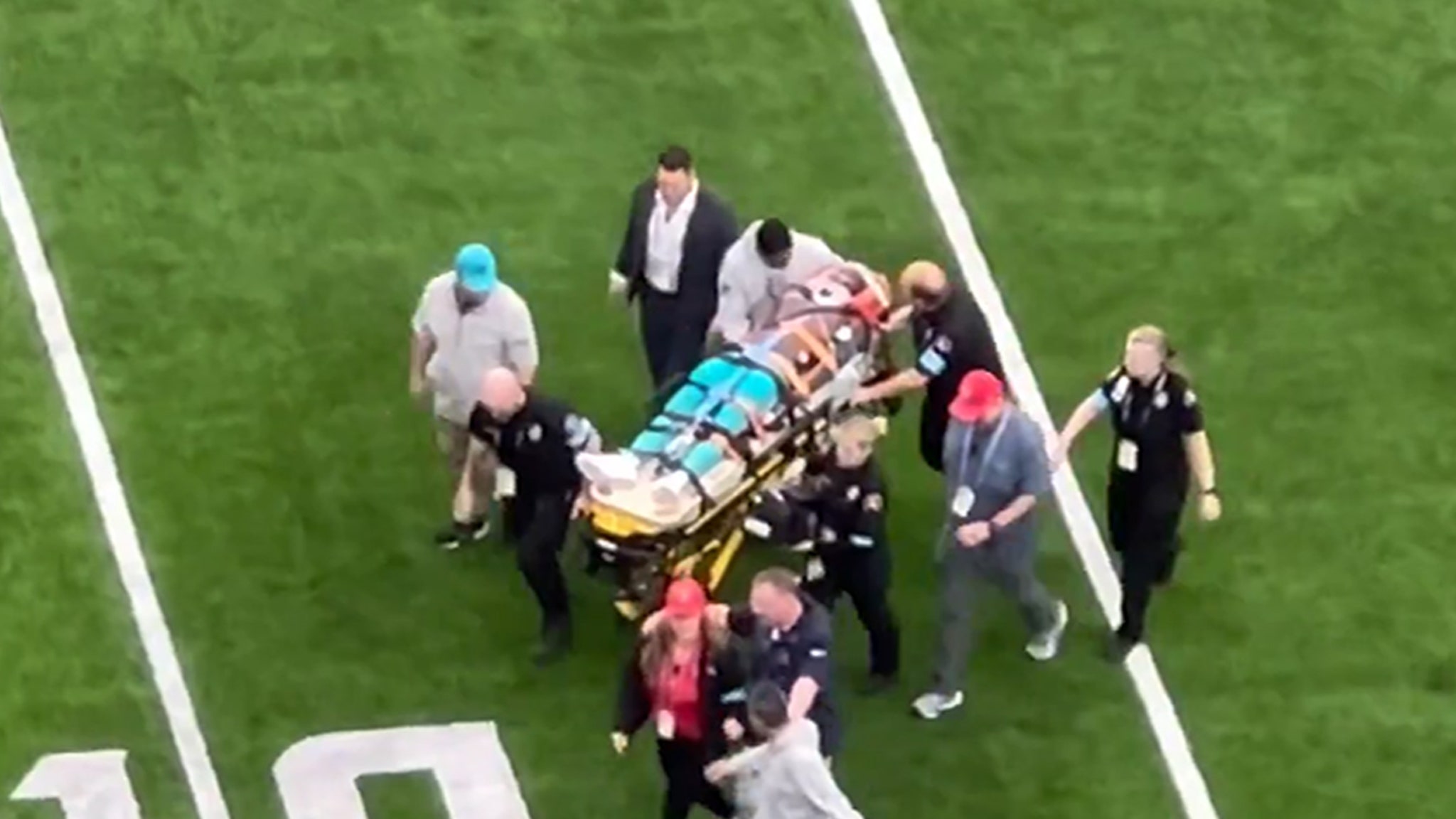 Miami Dolphins Receiver Grant DuBose Stretchered Off Field in Scary Scene