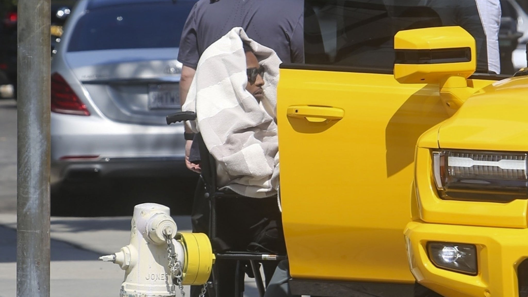 A$AP Rocky Spotted in Wheelchair Looking Frail and Helpless