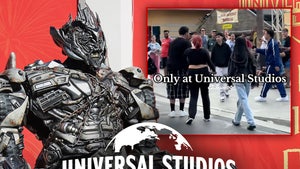 megatron universal studios hollywood tiktok getty composite 
