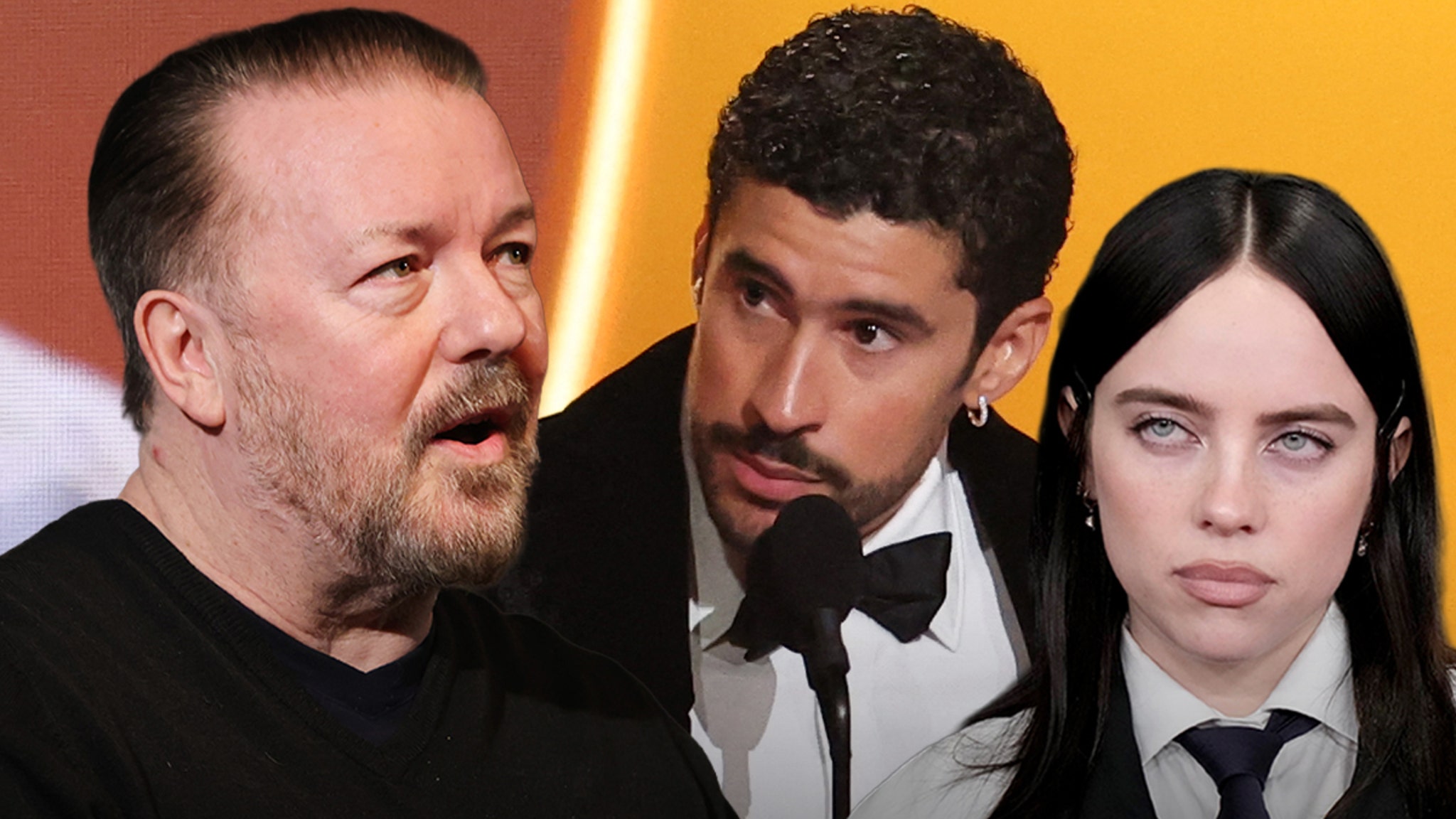 Ricky Gervais Slaps Down Celebs for Making Political Speeches at Grammys