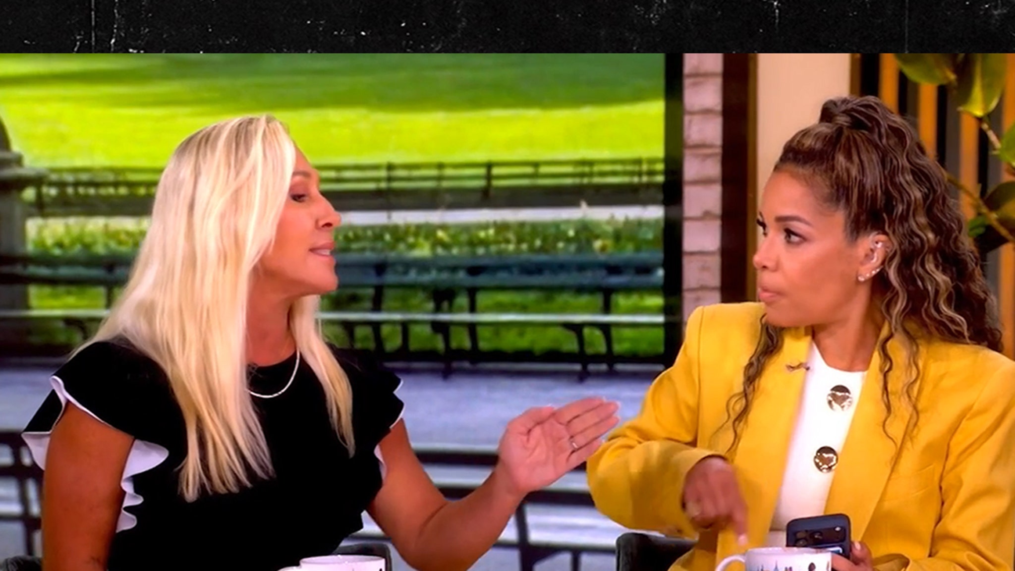 MTG and Sunny Hostin Go At It On "The View" Over Platner