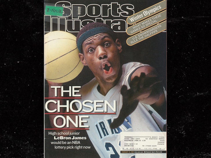 Lebron james first sports illustrated sales cover