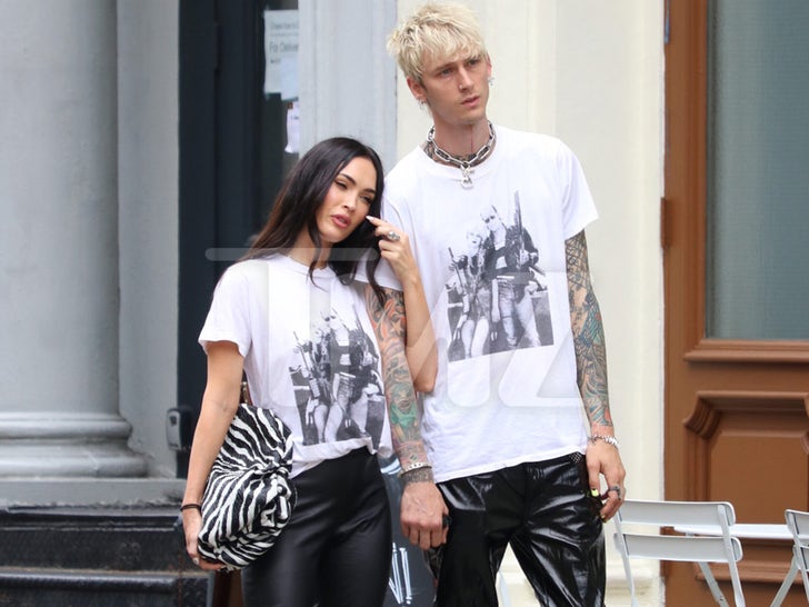 Megan Fox and MGK -- Twinsies In NYC