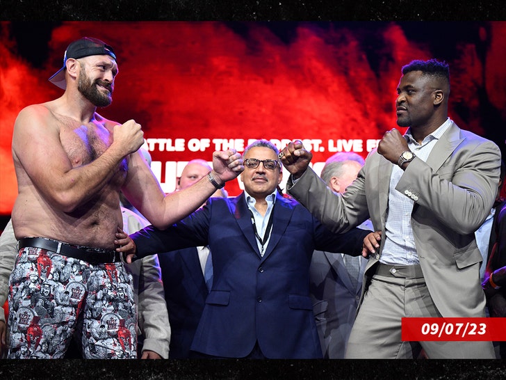 Tyson Fury and Francis Ngannou