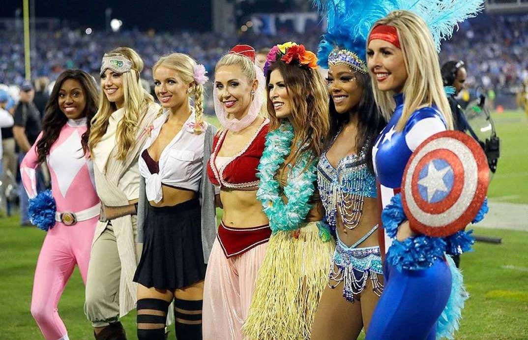 Happy Halloween from the Titans Cheerleaders