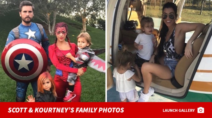 Scott Disick and Kourtney Kardashian's Family Photos