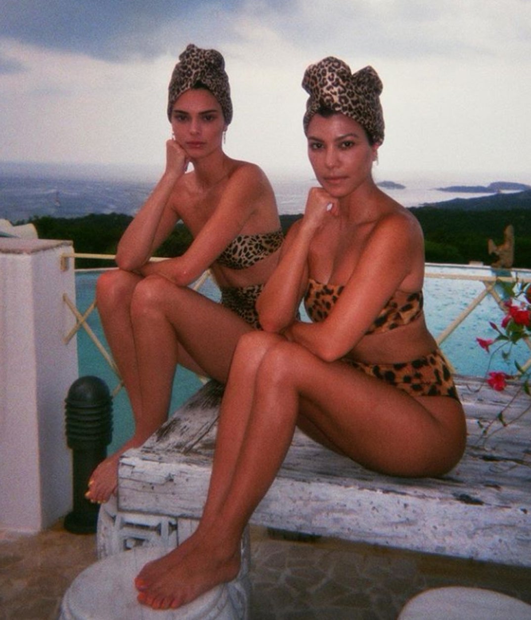 Kendall Jenner (23) vs. Kourtney Kardashian (40)