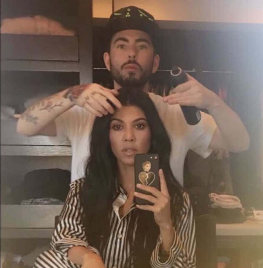 Andrew Fitzsimons and Kourtney Kardashian