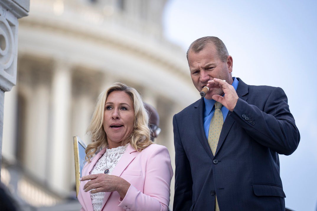 Representative Troy Nehls Smoking Cigars 1