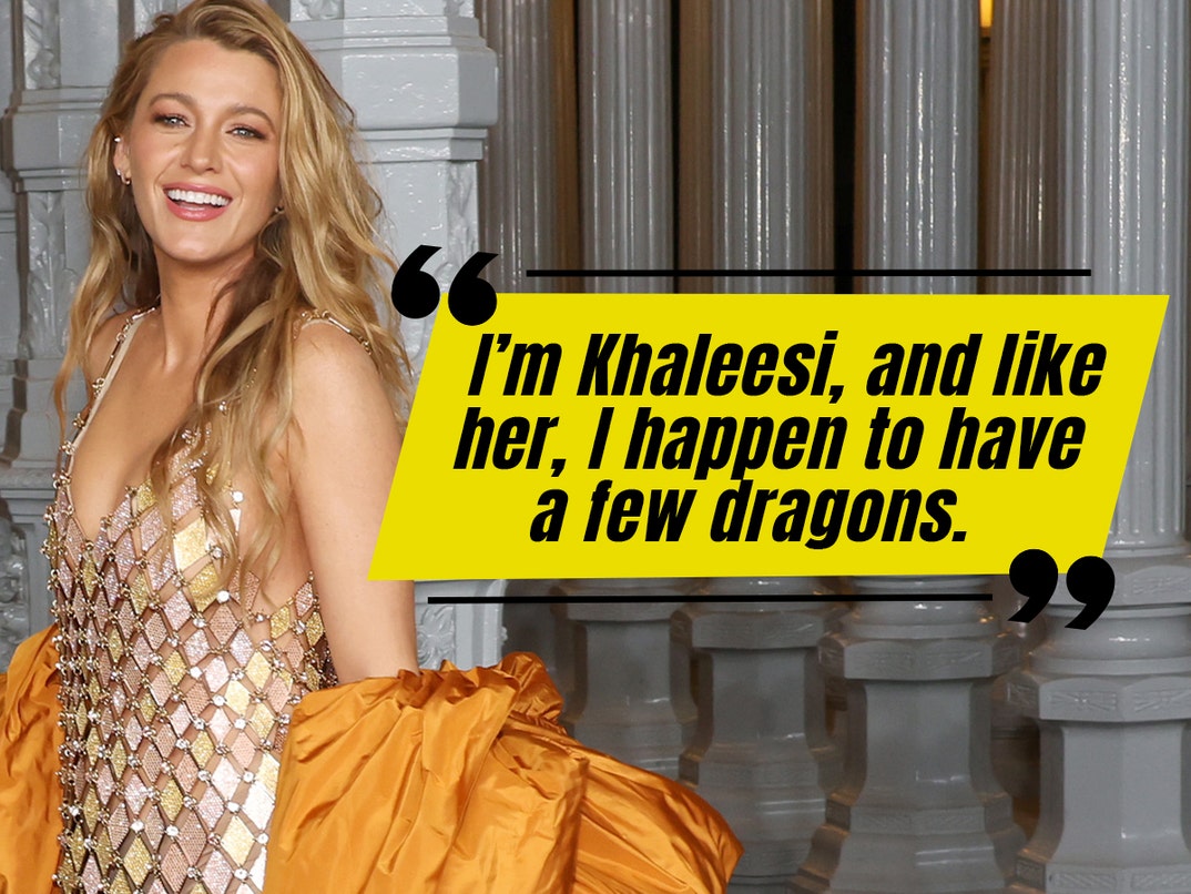 Blake Lively -- In texts obtained by TMZ in one of the many court documents filed in the Justin Baldoni and Blake Lively case, Blake describes herself, Taylor swift, and Ryan Reynolds with a 