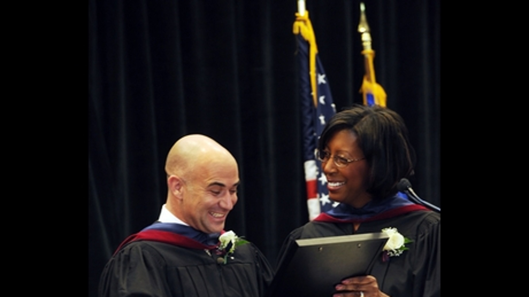 Celebrity Graduates in Cap and Gown