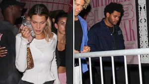 Bella Hadid Leaves Club Minutes After The Weeknd Shows Up