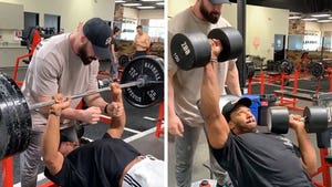 Myles Garrett Training Like Beast Despite Ban, Benches 425 Pounds!