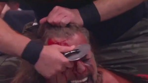 AEW's Chris Jericho Attacked By Pizza Cutter In Wild, Bloody Match