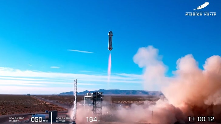 Michael Strahan Blasts Into Space On Blue Origin Rocket
