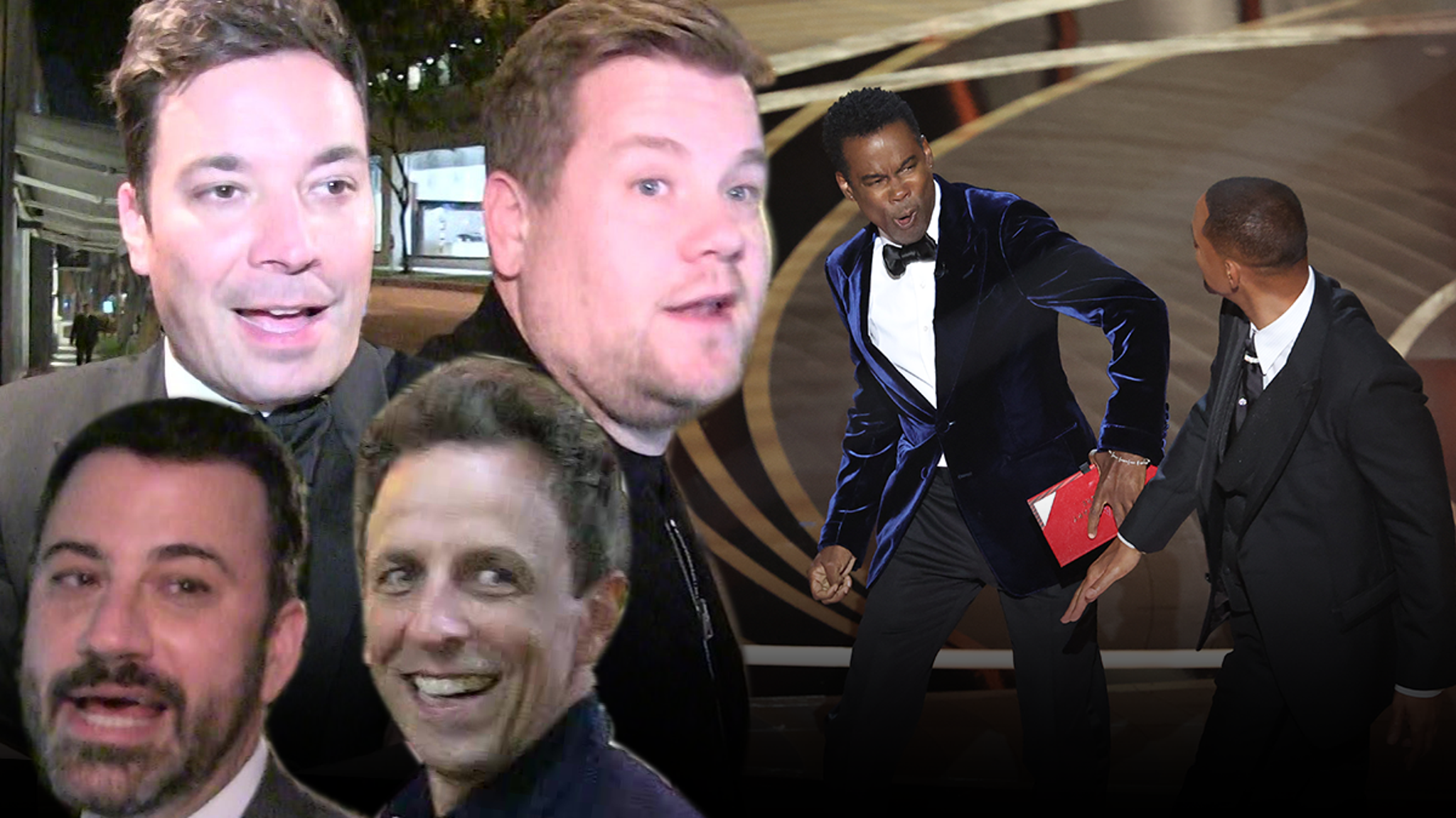 Late-Night Hosts Tackle Will Smith Oscars Slap, Different Approaches
