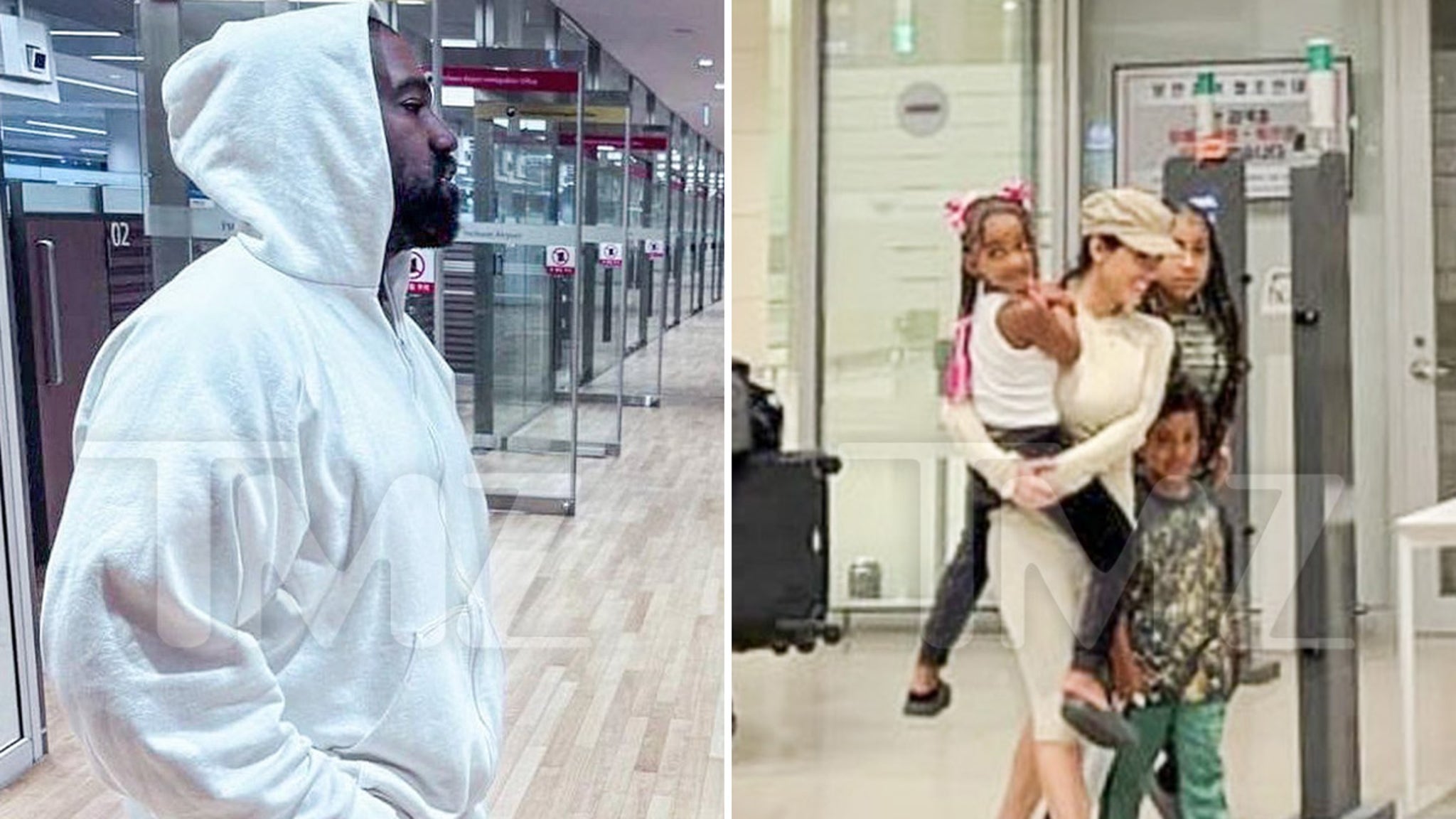 Kanye West, Bianca Censori Take His Kids to Korea for ‘Vultures 2’ Event