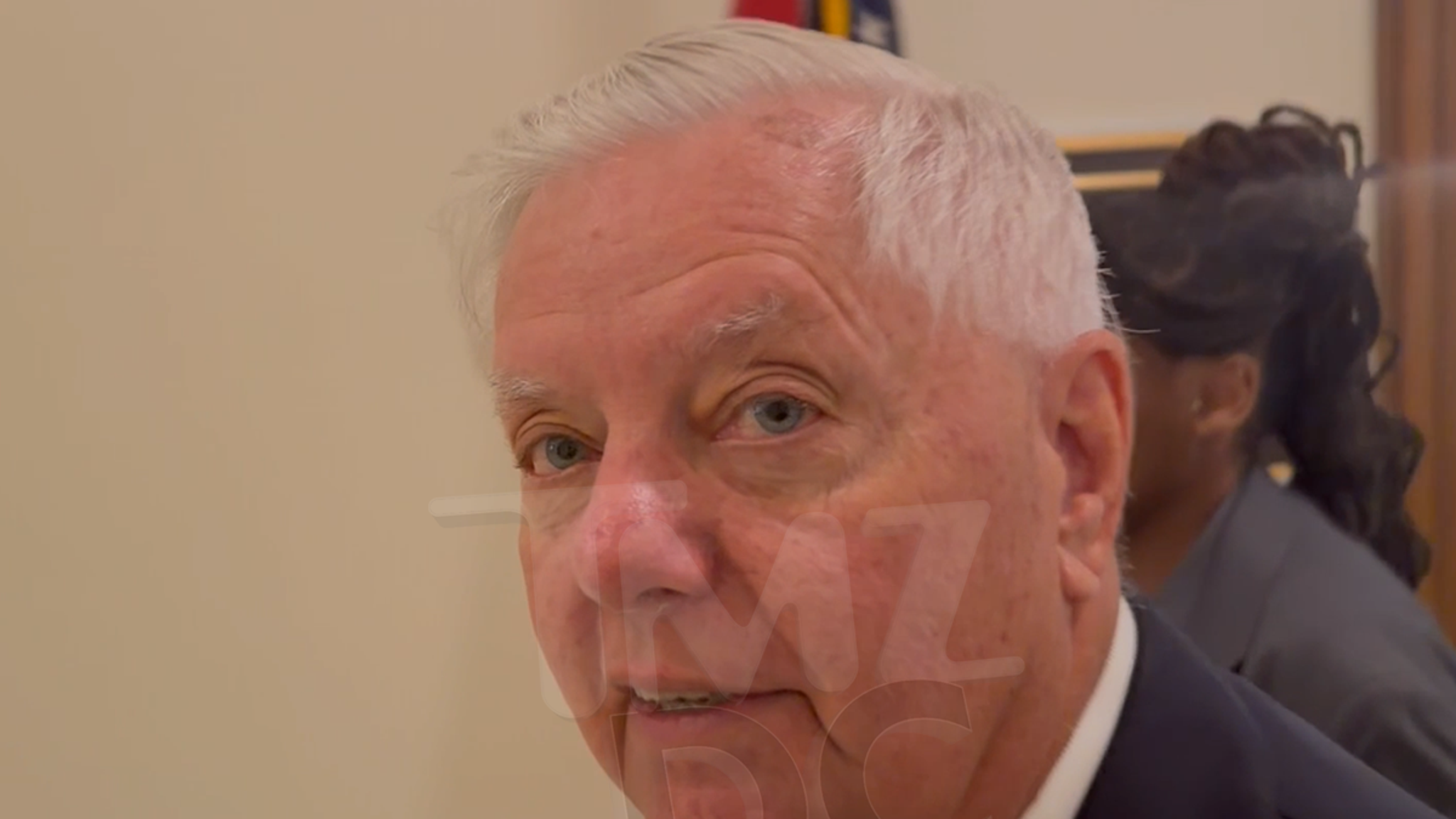 Lindsey Graham Proves He's King of the Hill Staircases, Talks UFC Terror Plot