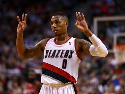 odamian lillard trailblazers photos 5