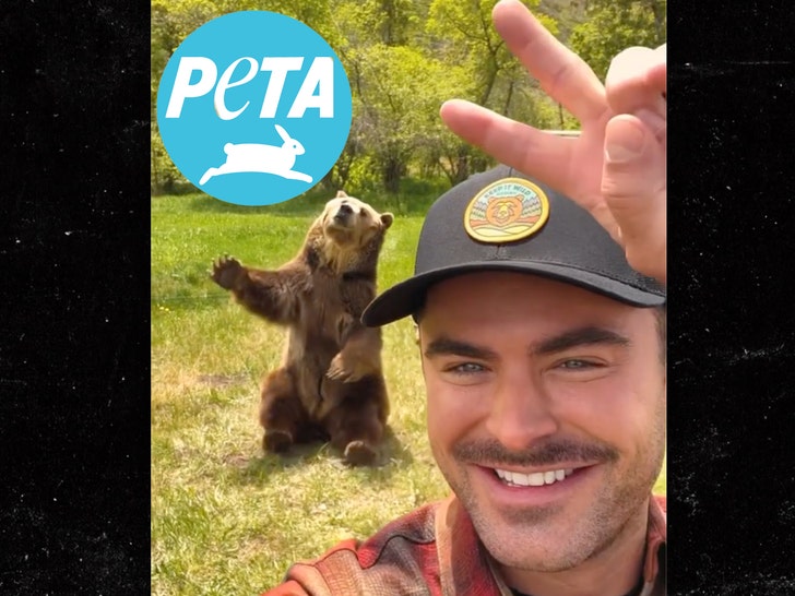 Zac Efron Slammed By PETA For Appearing In Ad With Captive Bear.jpg