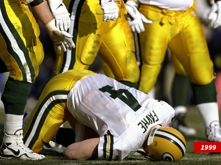 Brett Favre sacked