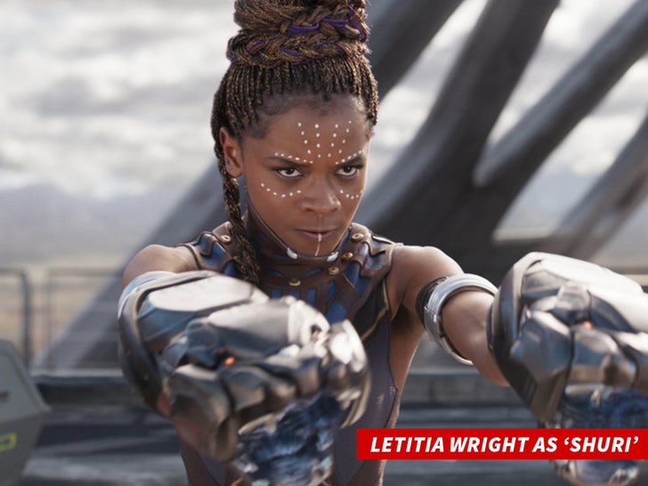 Letitia Wright as Shuri