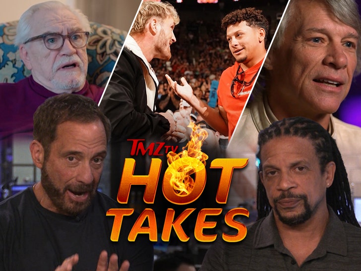 TMZ TV Hot Takes: Brian Cox, Jon Bon Jovi, Logan Paul & Patrick Mahomes