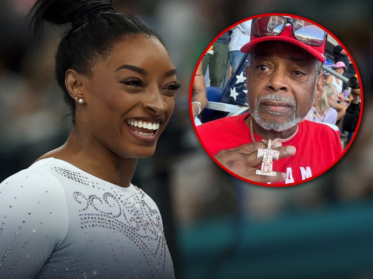 Simone Biles dad birthday