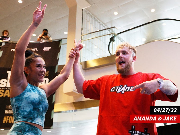 Jake Paul and Amanda Serrano sub