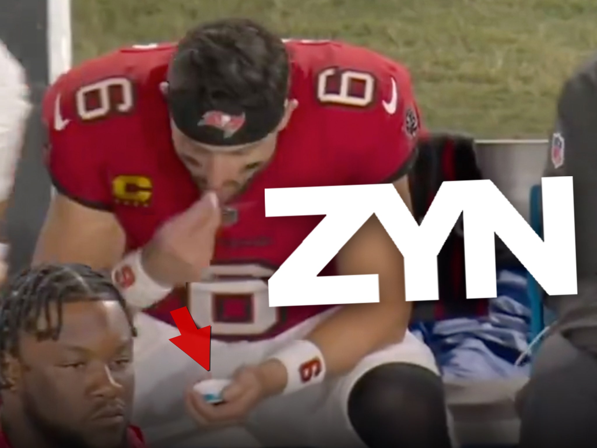 nfl tobacco policy ZYN Urges Baker Mayfield To Not Use Nicotine Pouches On NFL Sidelines
