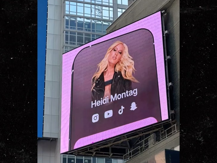 Heidi Montag Billboard Times Square Instagram Split Sub