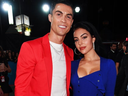 cristiano ronaldo with georgina rodriguez getty