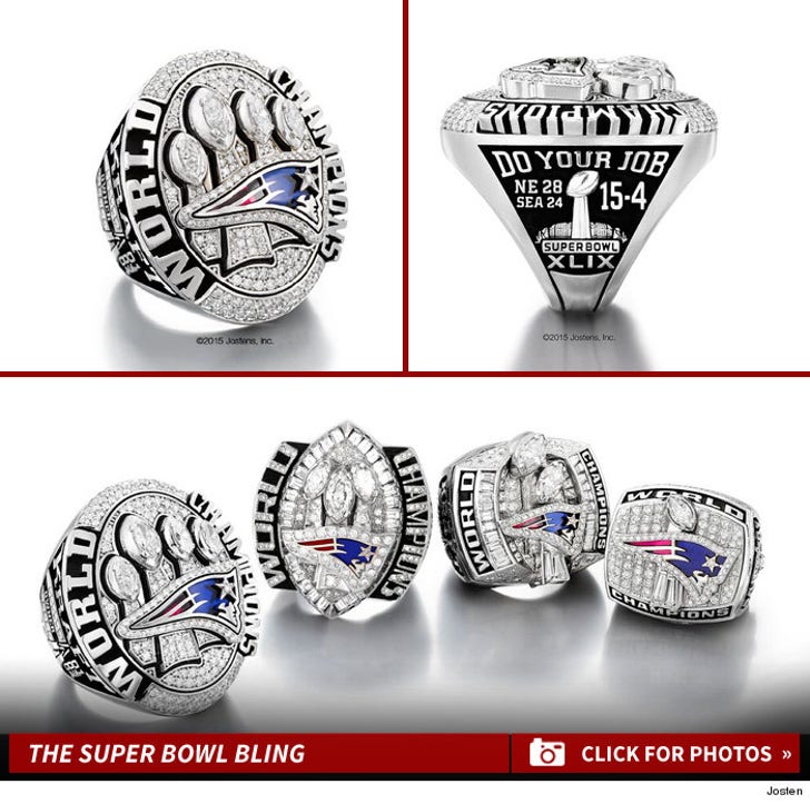 2015 Patriots Super Bowl Rings