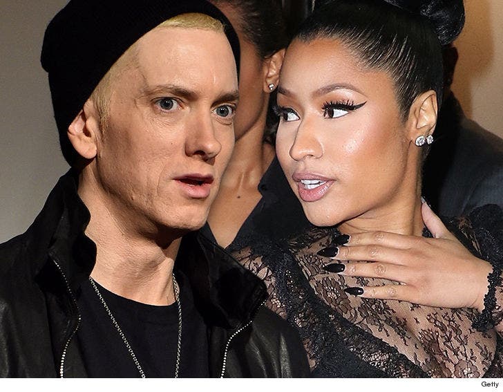 Eminem Teases Crowd with Nicki Minaj Relationship Jokes :: 0528-eminem-nicki-getty-4