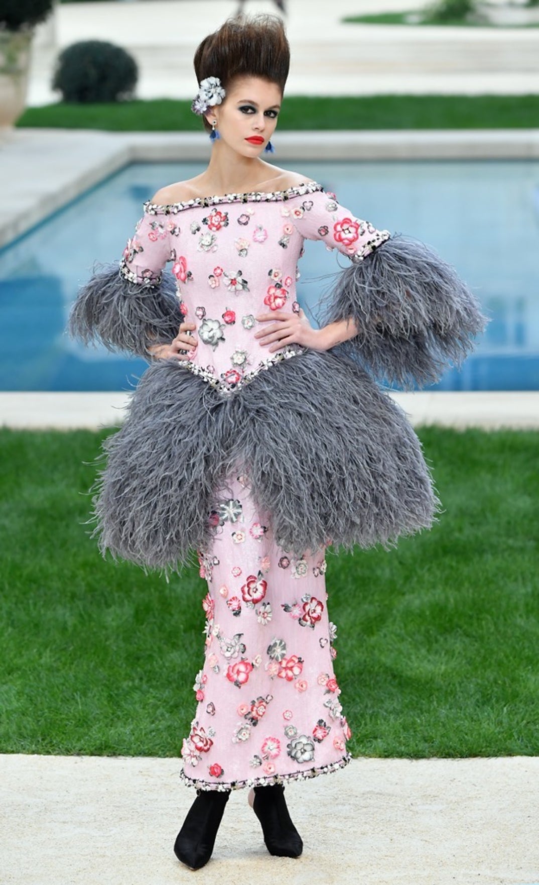 Celebs Walking The Chanel Runway