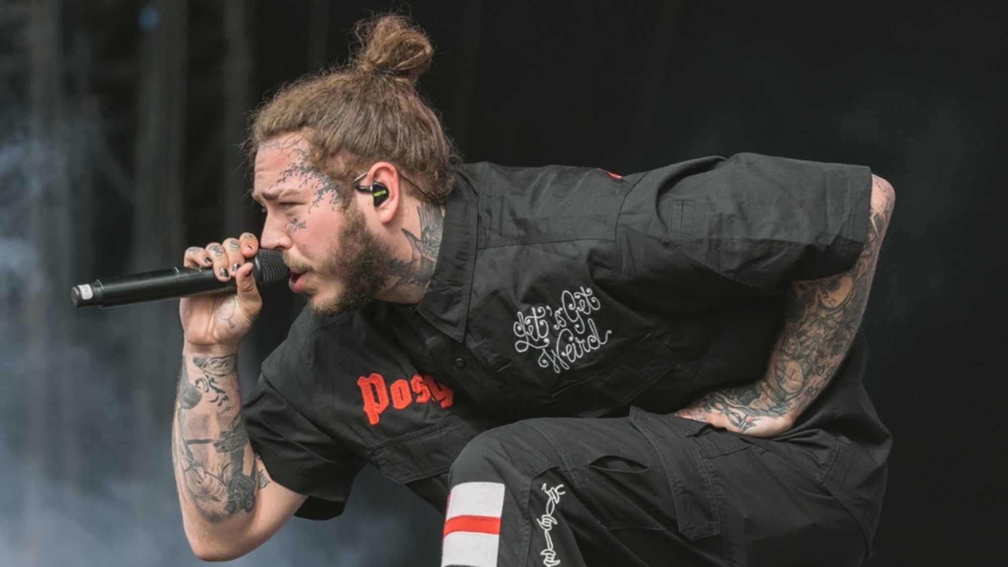 Post Malone's Live Reading Festival Performance