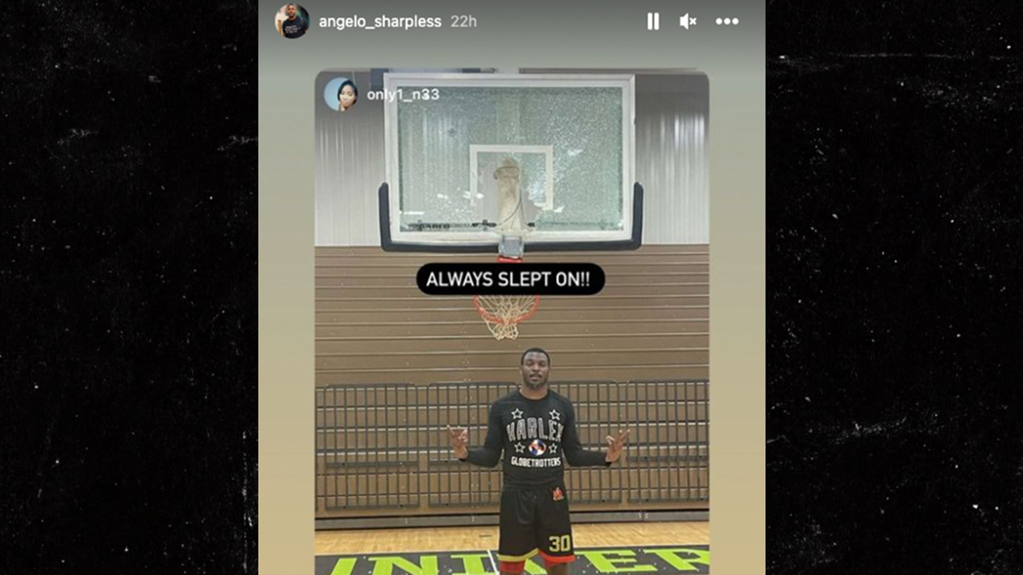 shaq shatters backboard