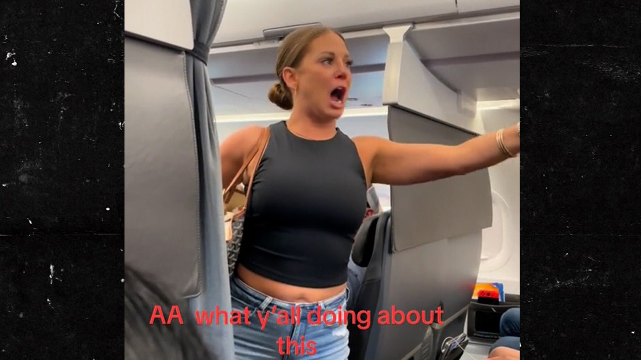 Woman freaks out on plane, claims to see something that isn’t actually there